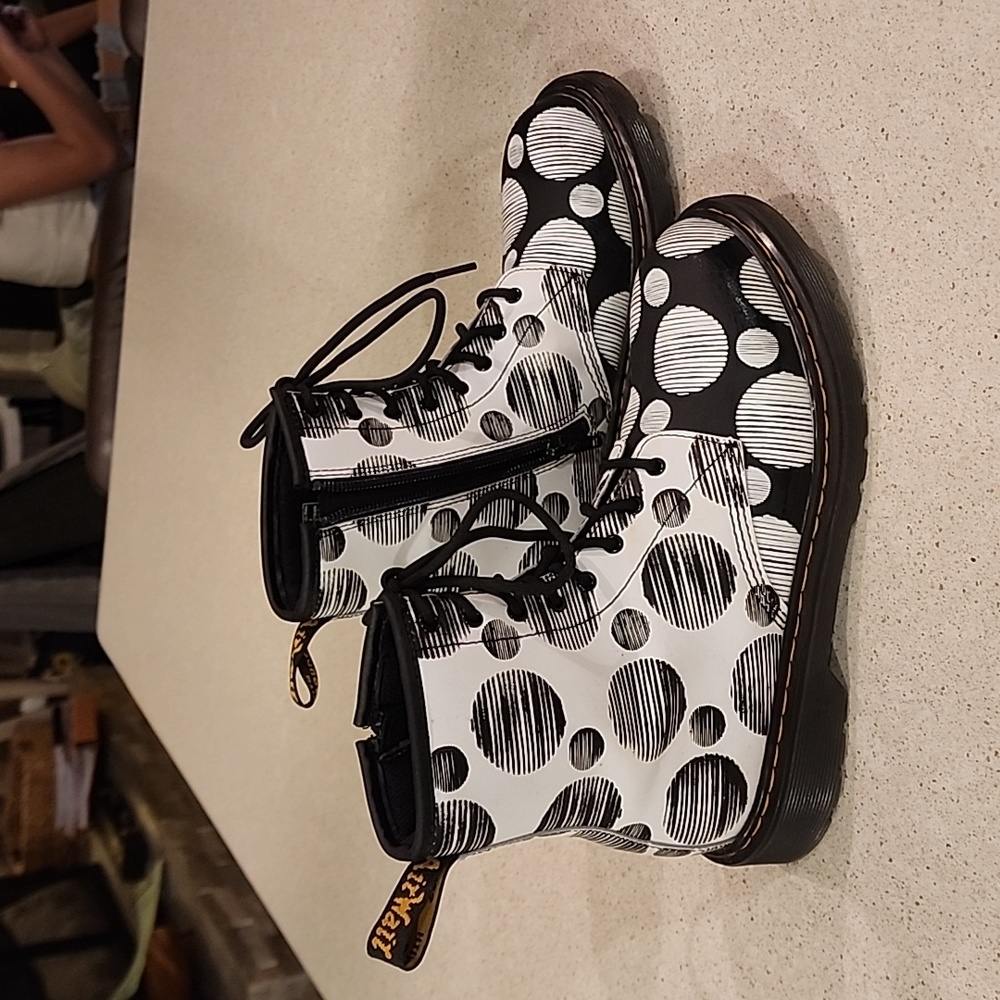 Polka Dot Doc Martens - Picture 2 of 4
